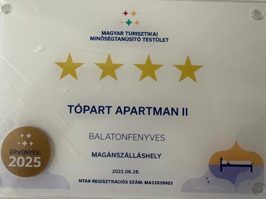 Topart Apartman I Балатонфеньвеш Экстерьер фото